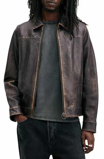 Schott NYC Waxy Cowhide Leather Mechanics Jacket | Nordstrom Schott NYC Waxy Cowhide Leather Mechanics Jacket | Nordstrom