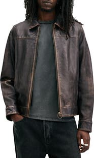 AllSaints Alkan Leather Jacket
