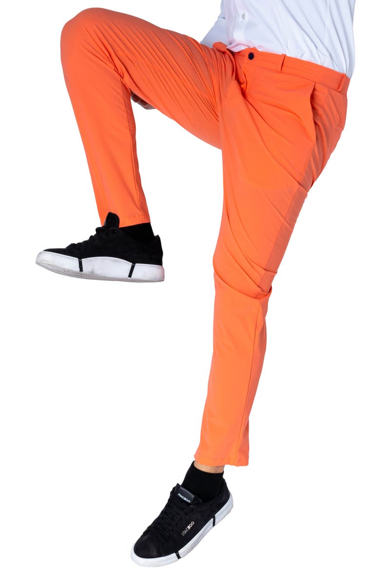 Slim Fit Pants, Alternate, color, ORANGE