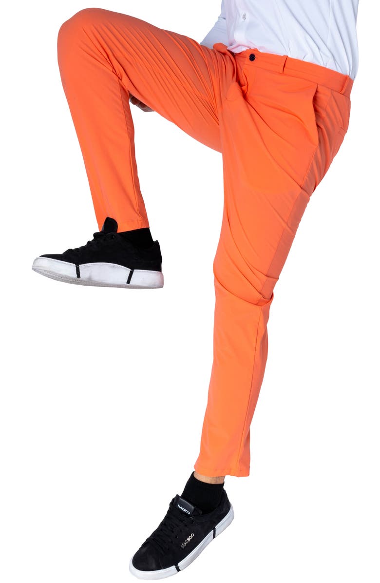 Maceoo Slim Fit Pants, Alternate, color, Orange