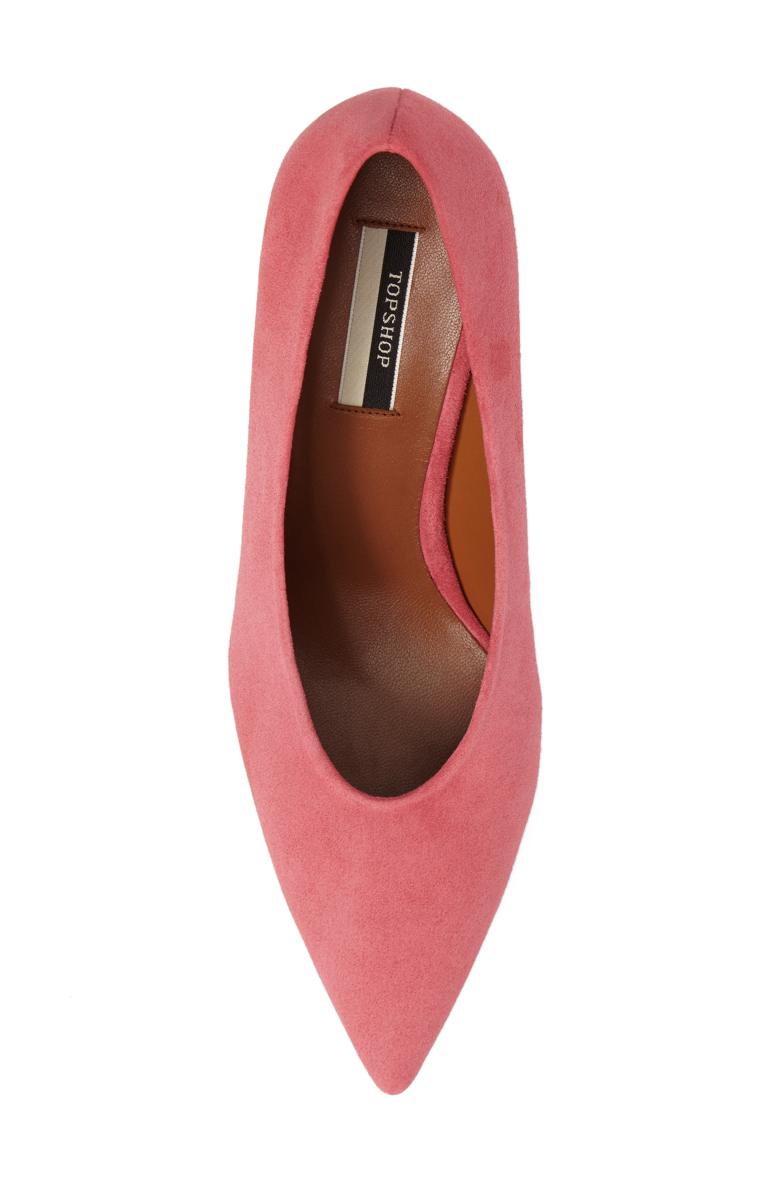 Jessie Pointy Toe Pump, Alternate, color, PINK LEATHER