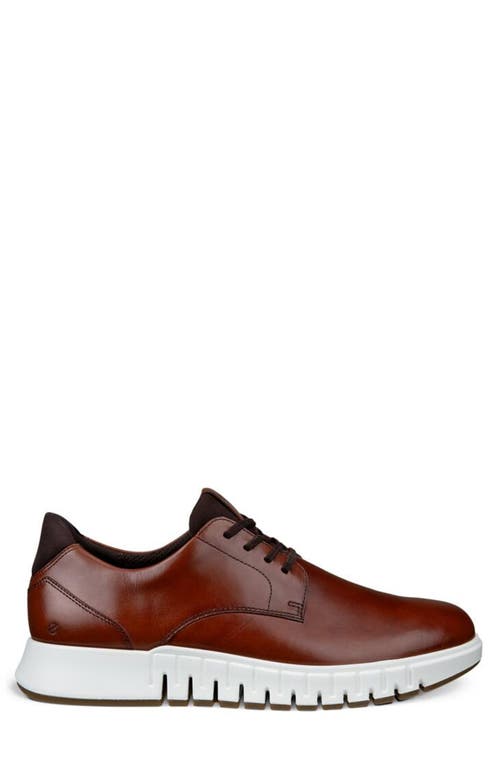 Ecco Gruuv Hybrid Derby In Mink/mocha