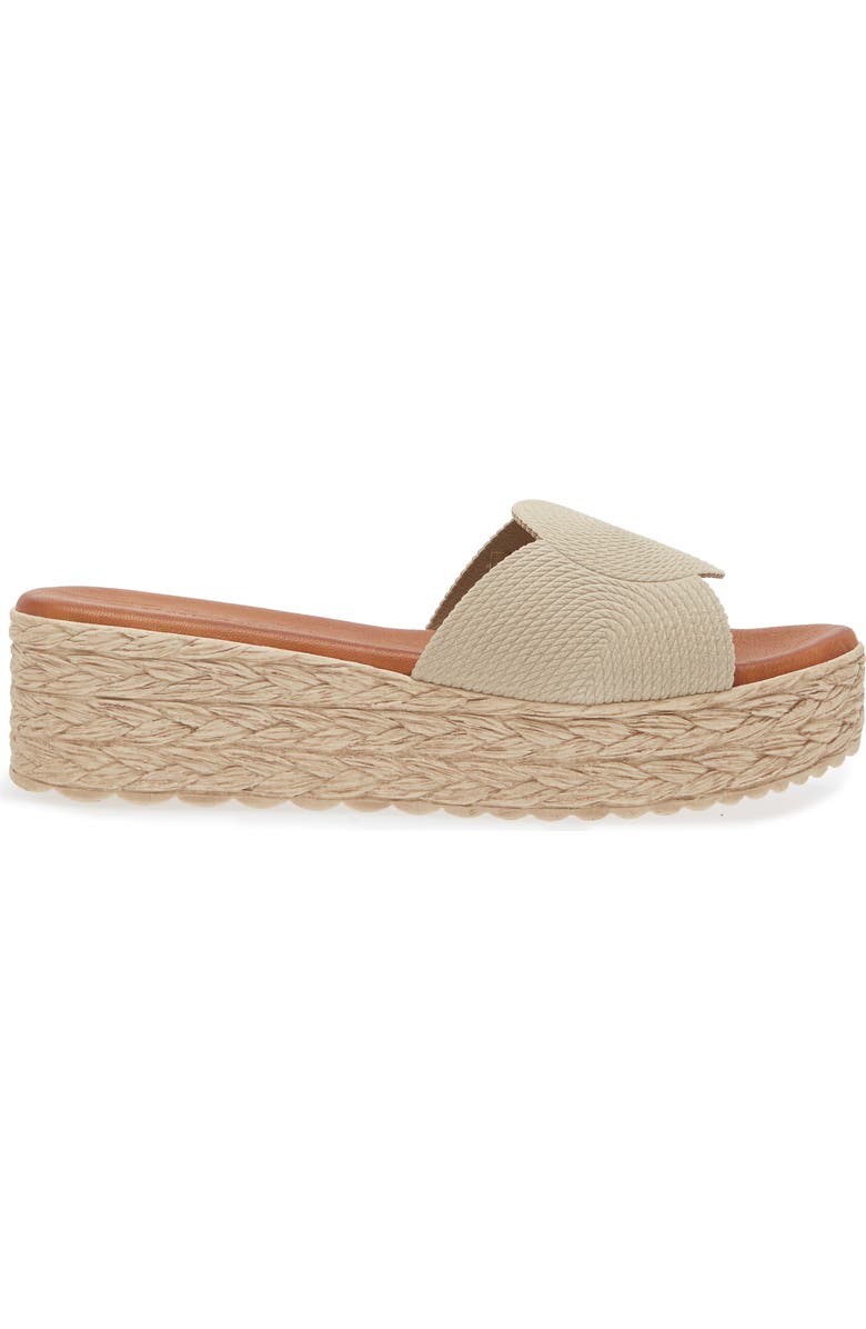 Cordani Britta Espadrille Platform Wedge Slide Sandal, Alternate, color,
