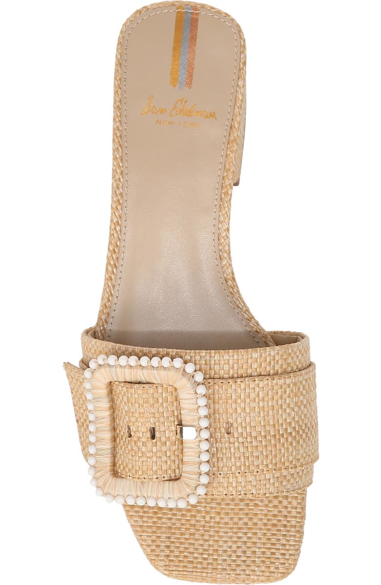Sam Edelman Deacon Raffia Sandal, Alternate, color, Bleached Beechwood