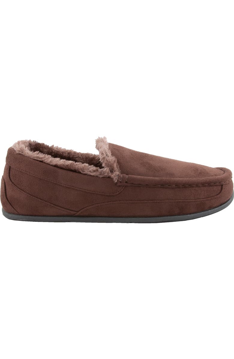 Deer Stags Spun Slipper, Alternate, color, Chocolate