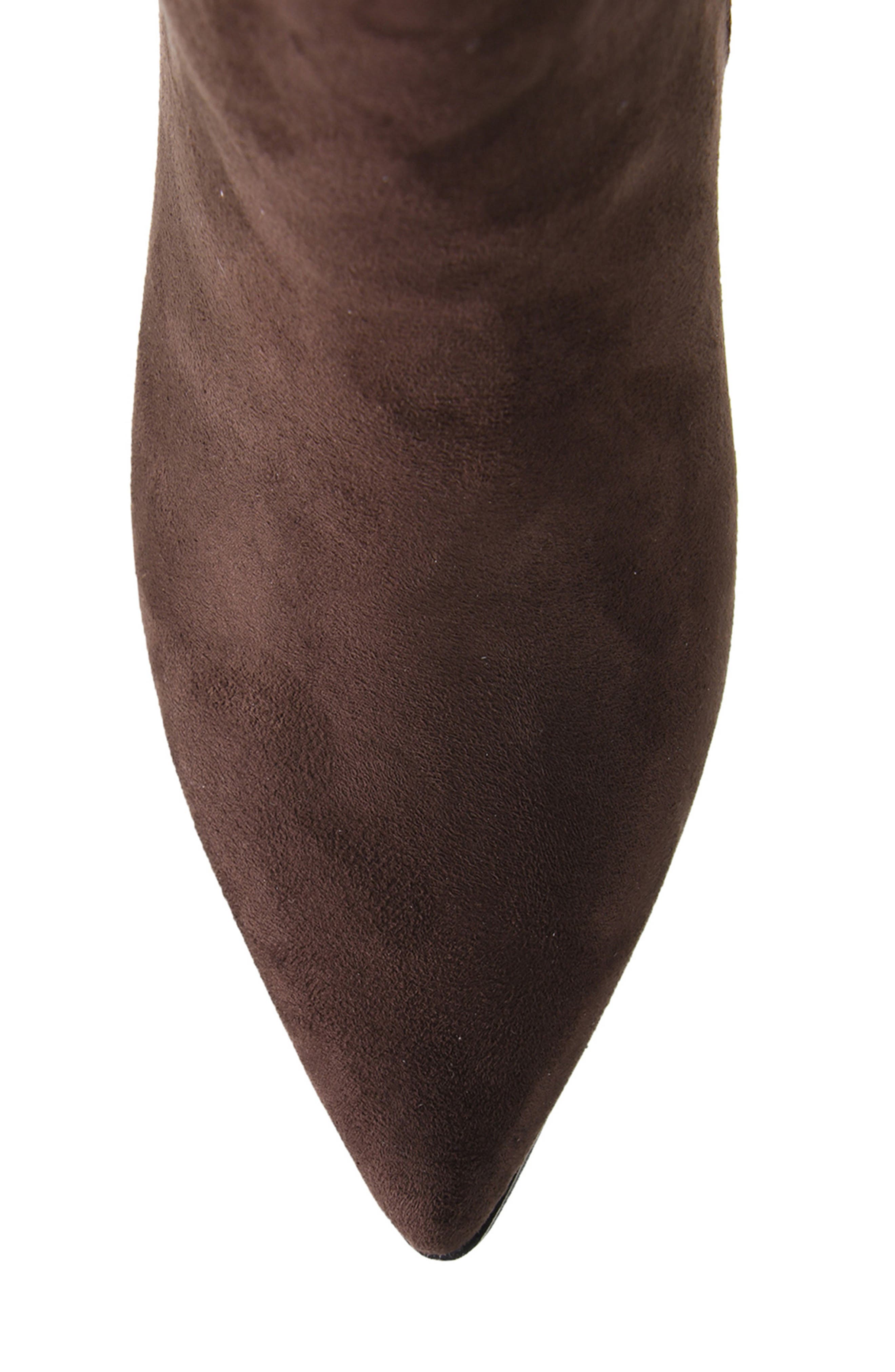 Chinese Laundry Novalie Pointed Toe Bootie, Alternate, color, Brown Suede