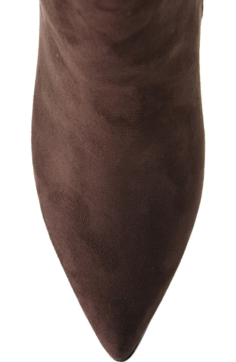 Chinese Laundry Novalie Pointed Toe Bootie, Alternate, color, Brown Suede