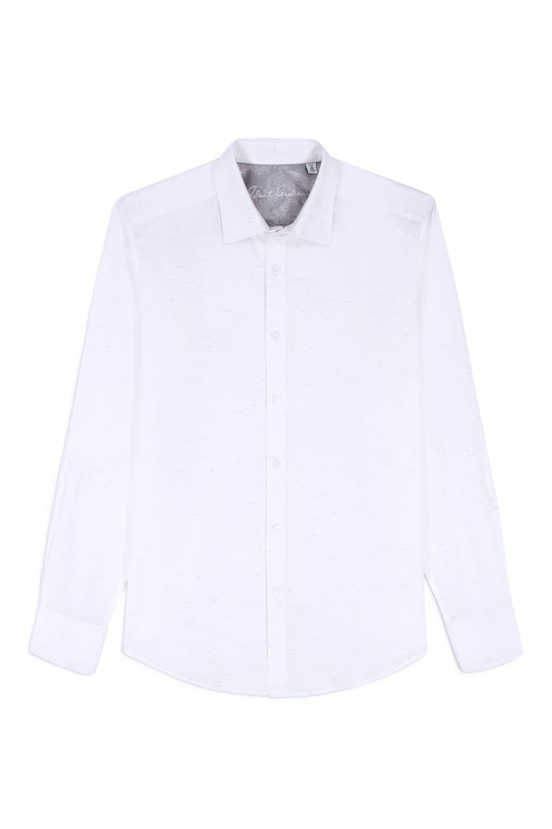 Avondale Cotton Button-Up Shirt, Alternate, color, IVORY