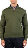 TailorByrd French Rib Quarter Zip Sweater