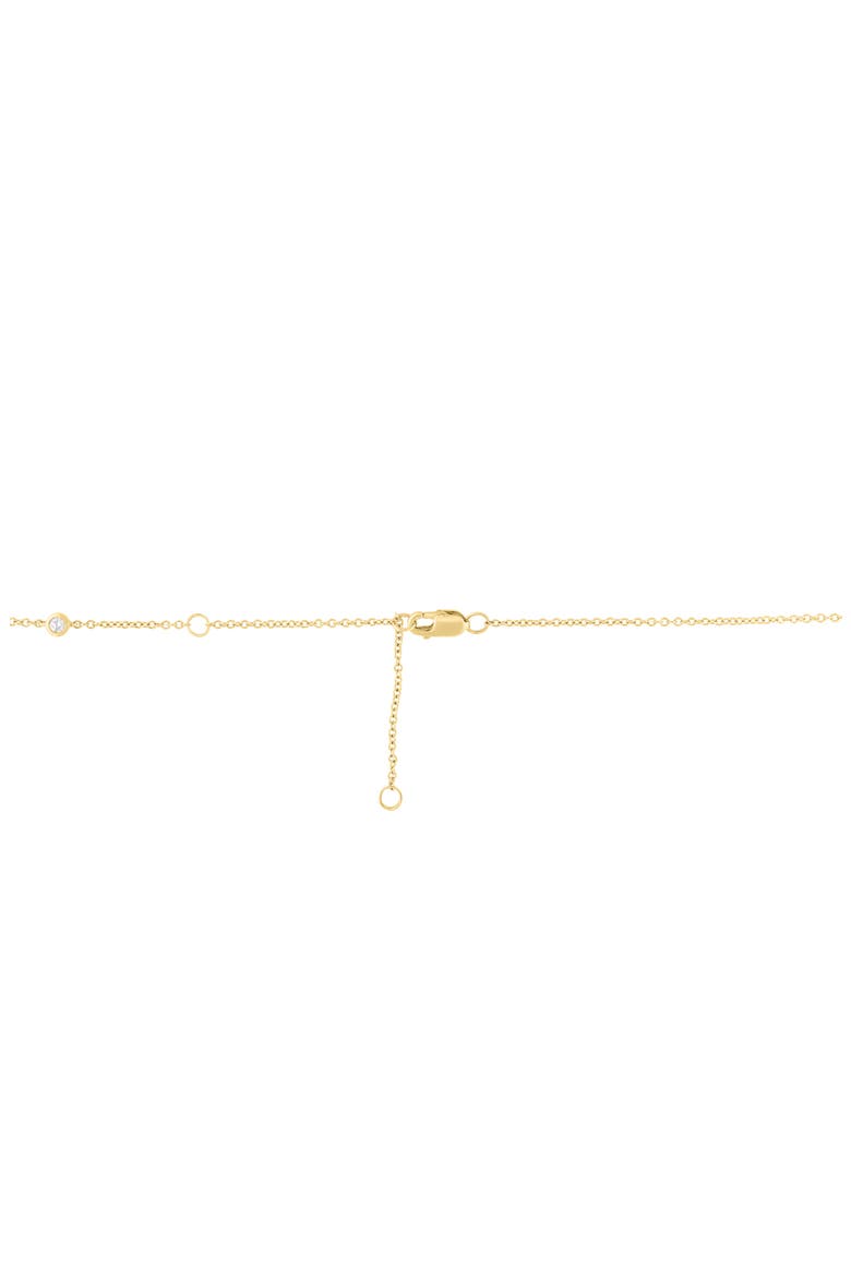 Lab-Grown Diamond Station Necklace, Alternate, color, GOLD