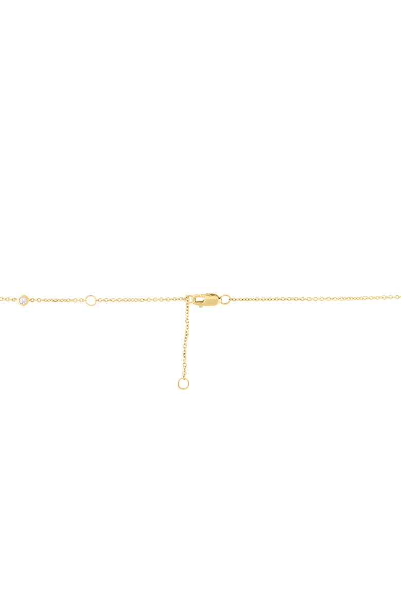 EFFY Lab-Grown Diamond Station Necklace, Alternate, color, Gold
