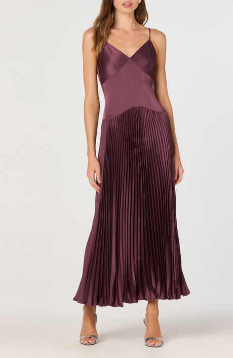 ASTR the Label Pleated Drop Waist Dress
