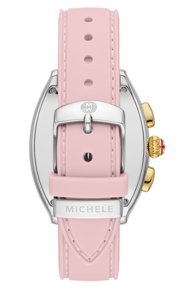 Releve Silicone Strap Watch, 36mm, Alternate, color, TWO TONE