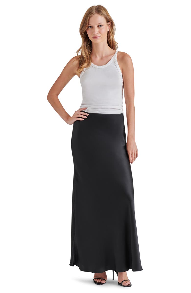 Steve Madden Jeannie Satin Maxi Skirt, Alternate, color,