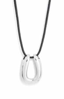 Horseshoe Cord Necklace