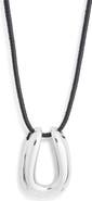 ARGENTO VIVO Horseshoe Cord Necklace