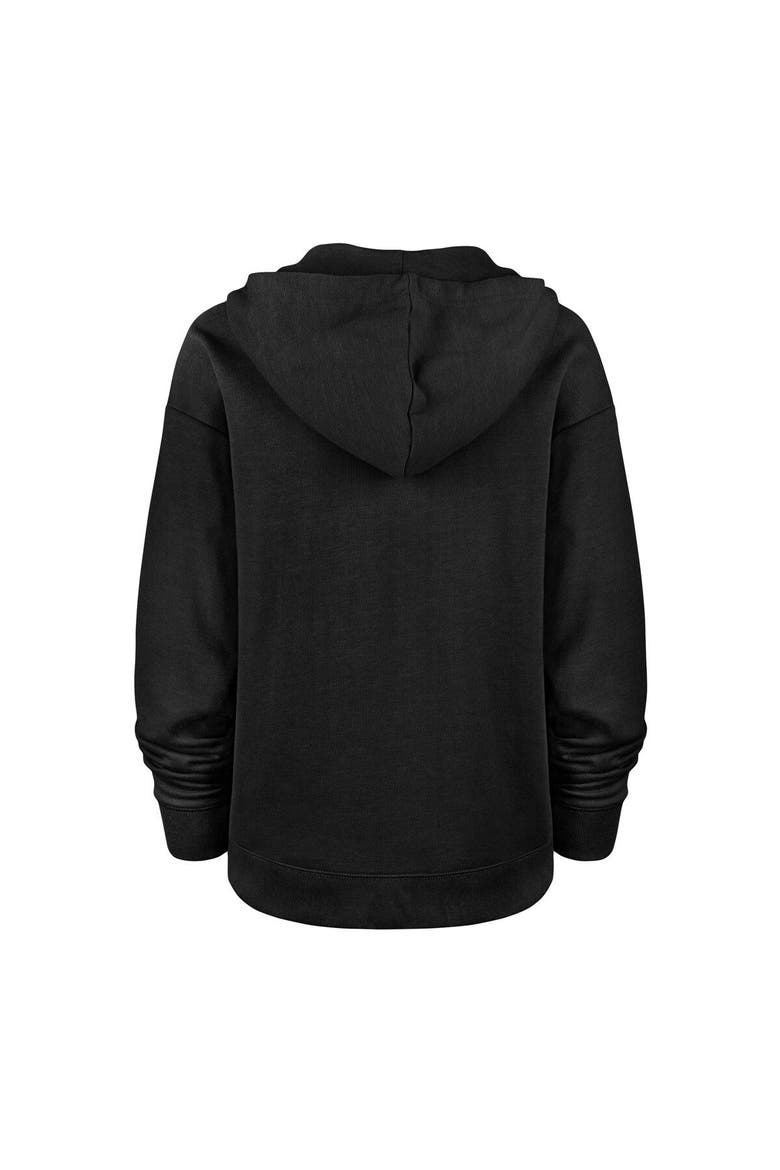 Women's '47 Black Kansas City Chiefs Color Rise Kennedy Pullover Hoodie, Alternate, color, Black