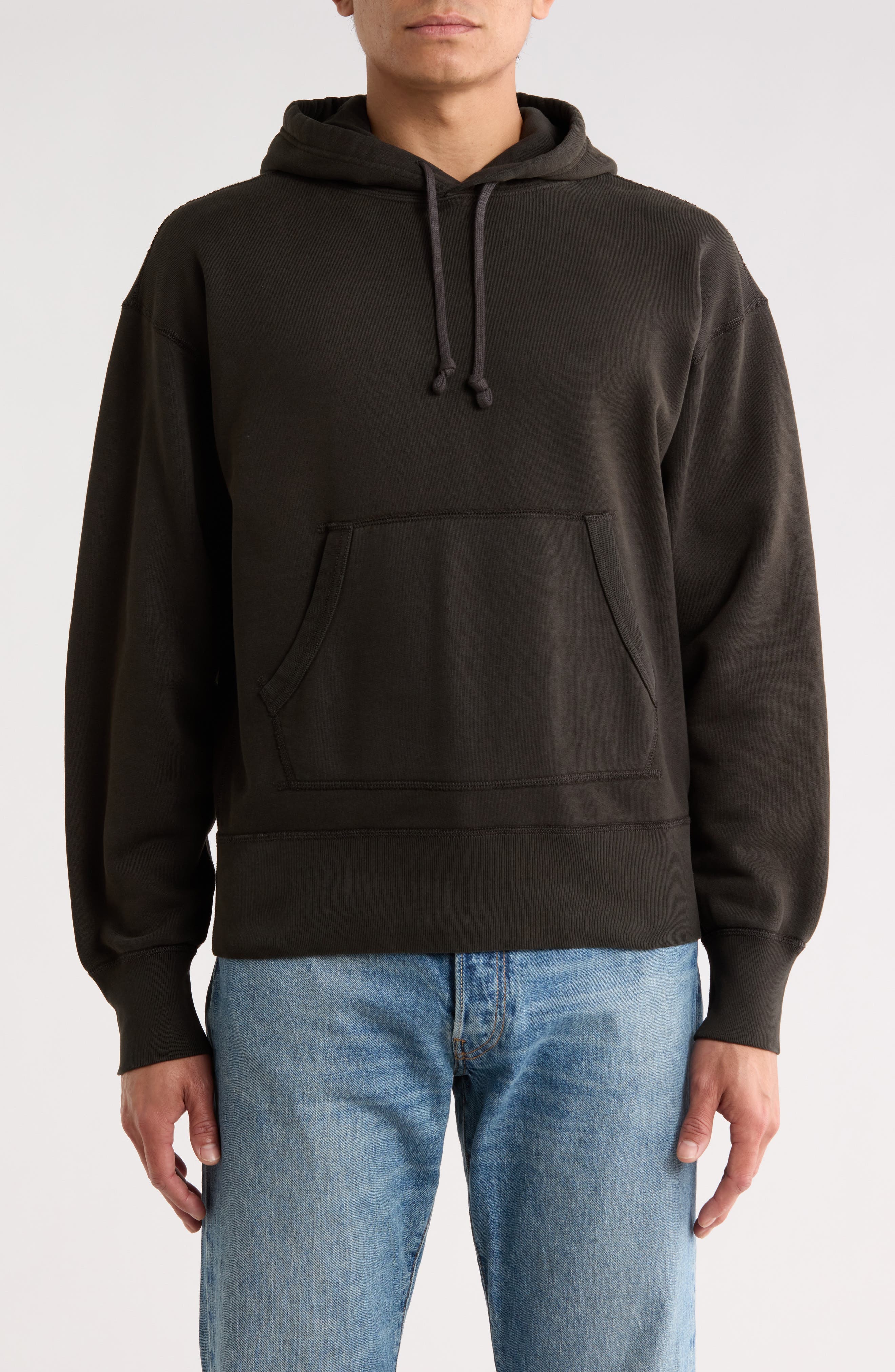 BUCK MASON Welterweight Cotton French Terry Fleece Hoodie