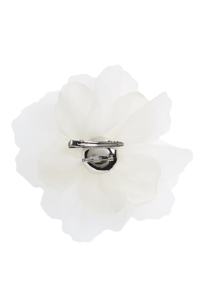 Flower Pin, Alternate, color, CREAM