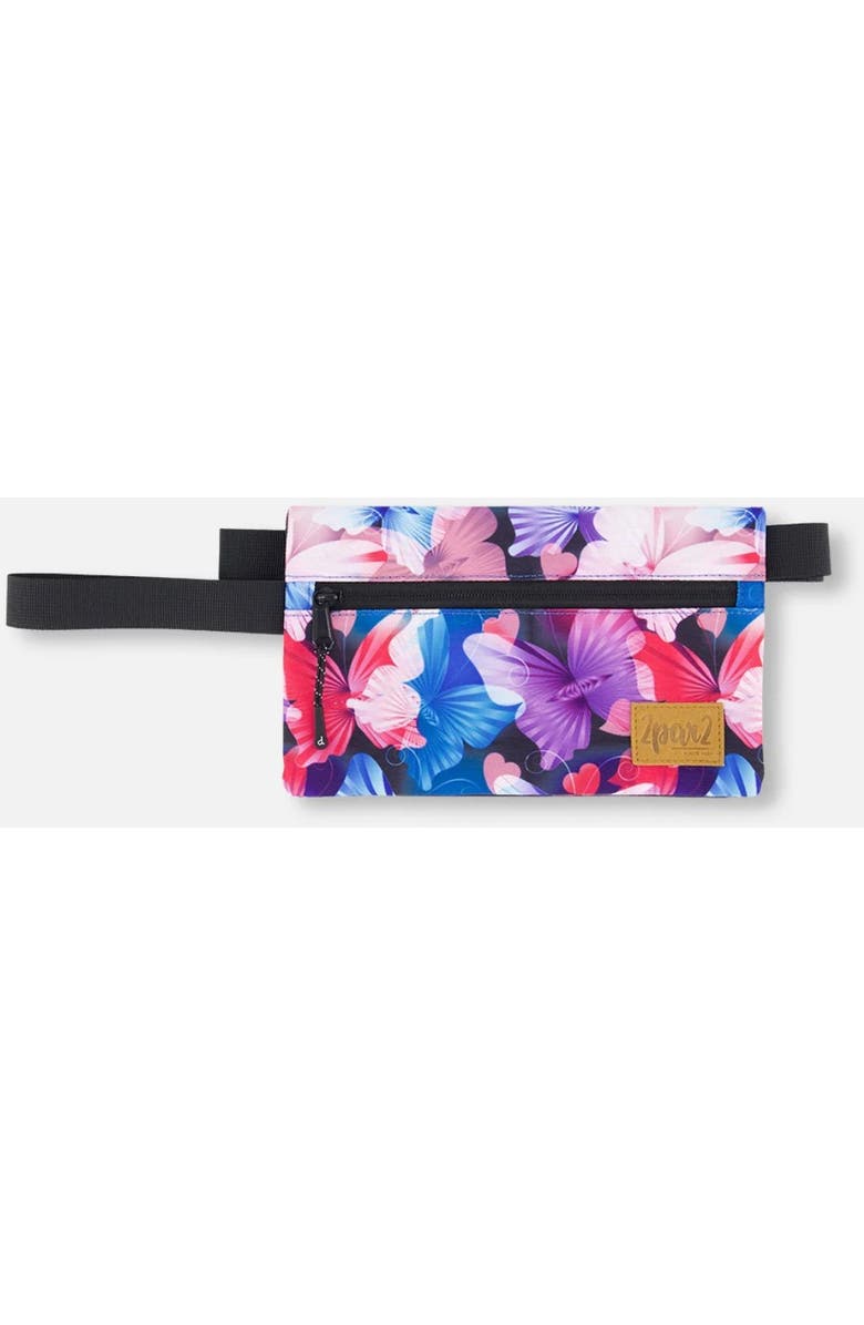 Deux par Deux Double Pencil Case Butterfly, Main, color, Black