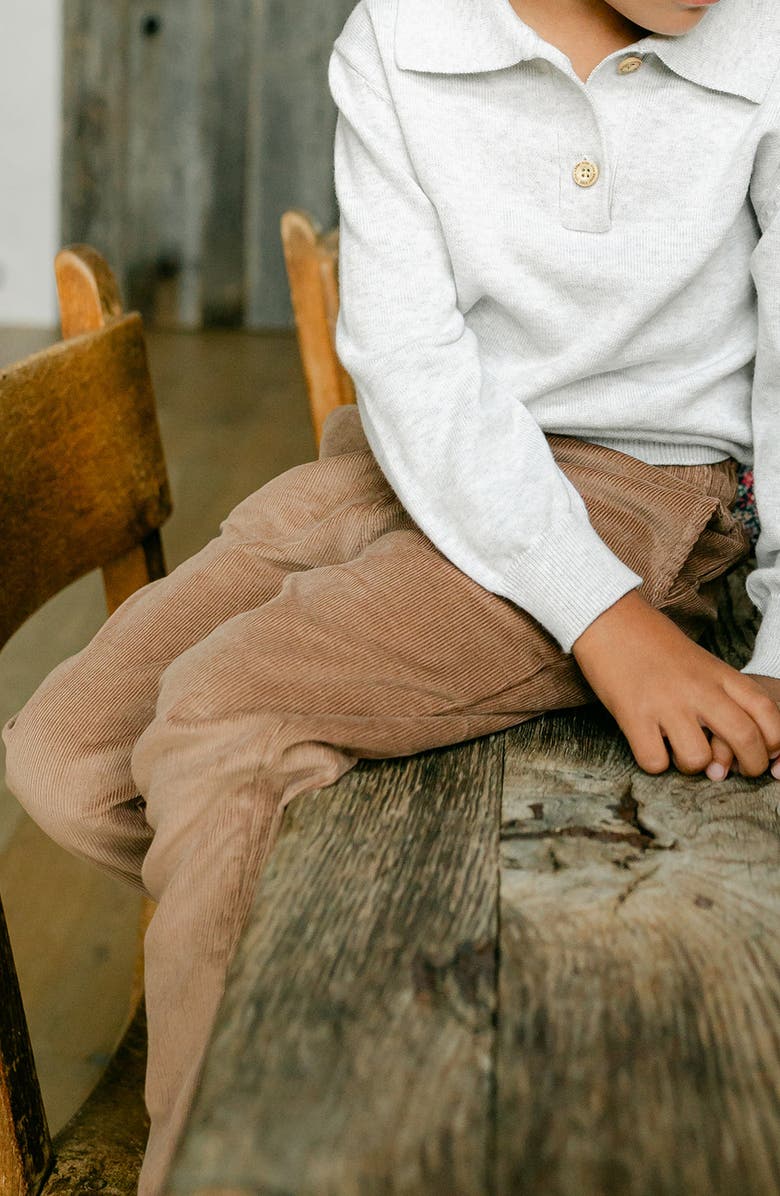 Little Paper Kids Bennett Pant, Alternate, color, Brown Corduroy