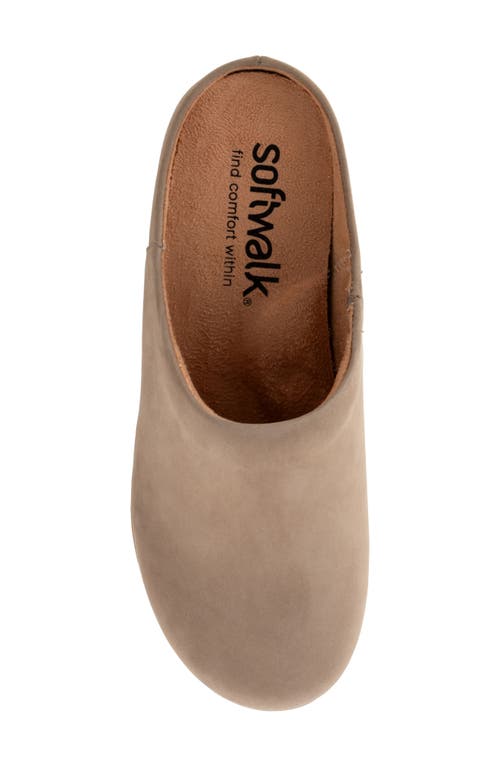 Softwalk ® Arvada Mule In Taupe Nubuck