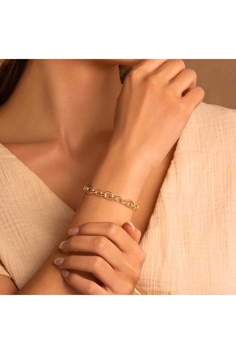 Gold Chain Women's Bracelet - Enduring Bond, Alternate, color, Gold