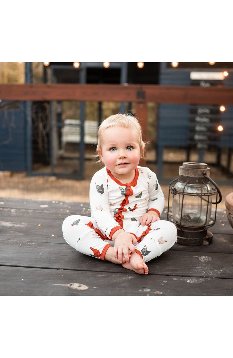 Kyte BABY Chick Snap Romper, Alternate, color, 