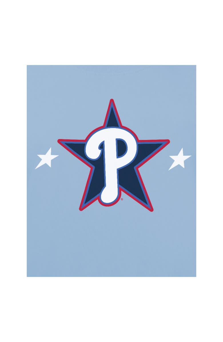 New Era Men's New Era Light Blue Philadelphia Phillies 2025 MLB All-Star Game Workout T-Shirt, Alternate, color, Light Blue