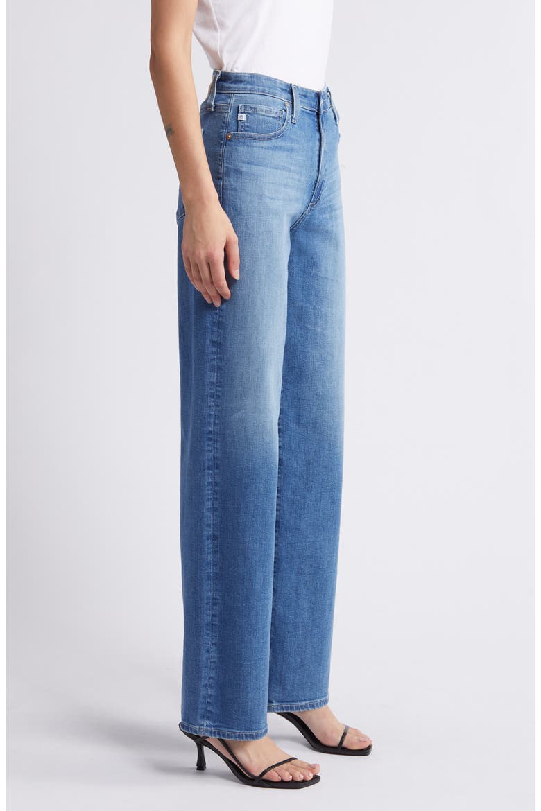 Kora High Waist Wide Leg Jeans, Alternate, color, FORTUNATE