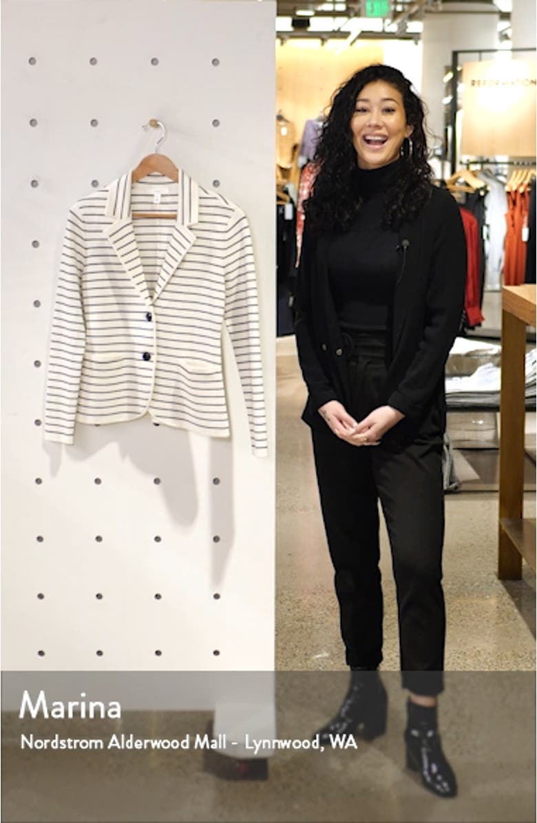 Shrunken Knit Blazer, sales video thumbnail