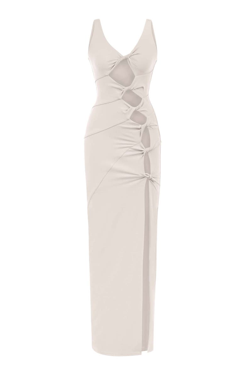 Jendue US Sara Dress - Elegant Cut-Out Maxi | Event Wear, Alternate, color, Black