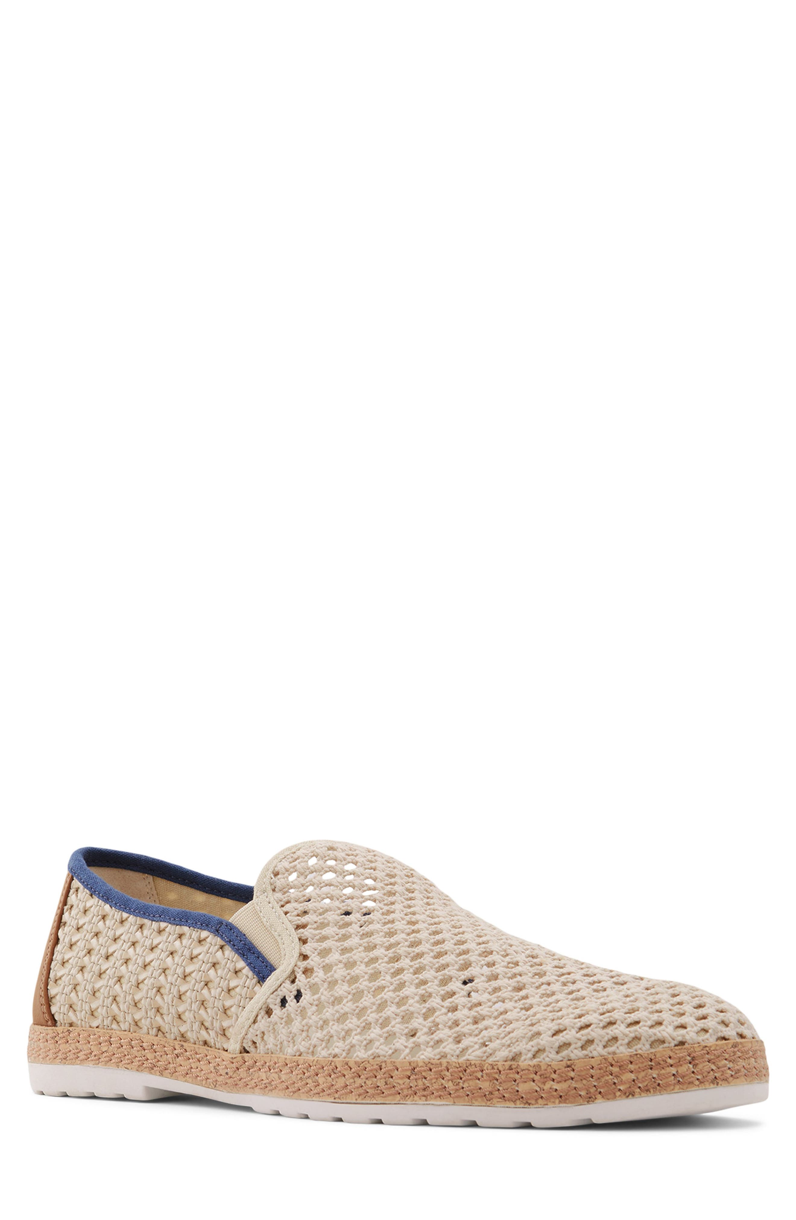 ALDO Kianou Crochet Slip-On, Main, color, Beige