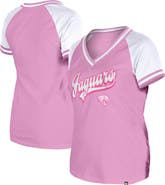 New Era Women's New Era Pink Jacksonville Jaguars Mommy & Me V-Neck T-Shirt