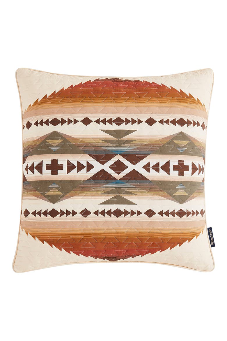 Solstice Canyon Euro Accent Pillow, Main, color, SAND SHELL