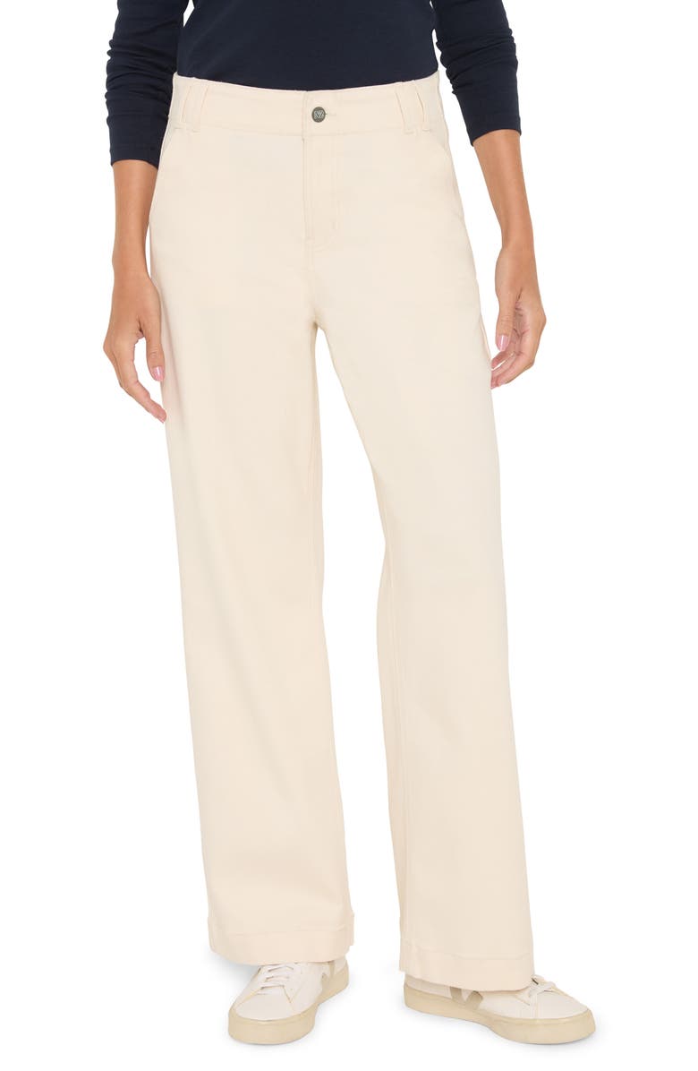 NIC+ZOE Weekend Wide Leg Jeans, Main, color, Canvas