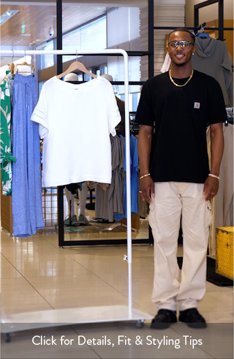 Linen Blend Dolman Sleeve Top, sales video thumbnail