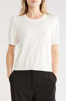 French Connection Polka Dot T-Shirt