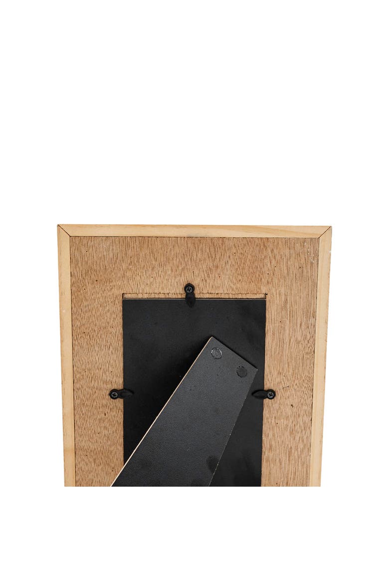 4x6 Ribbed Arch Photo Picture Frame w/ Glass Pane, Alternate, color, Brown