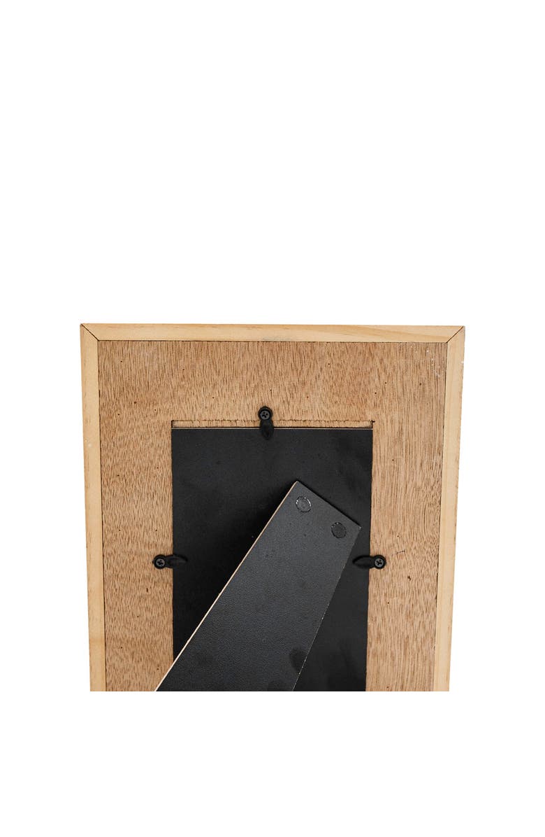 Foreside Home and Garden 4x6 Ribbed Arch Photo Picture Frame w/ Glass Pane, Alternate, color, Brown