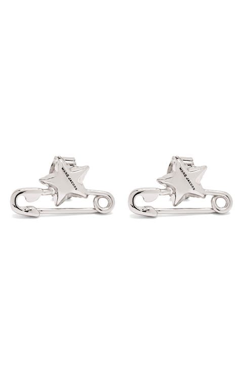 Safety Pin Stud Earrings