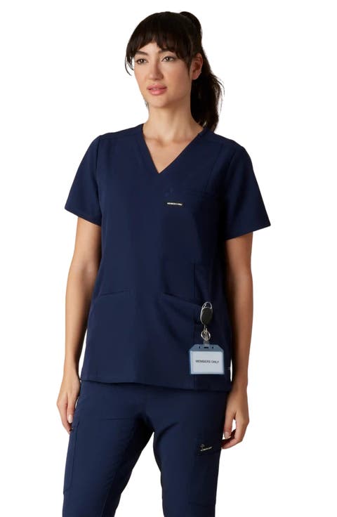 Siena 5-Pocket V-Neck Scrub Top
