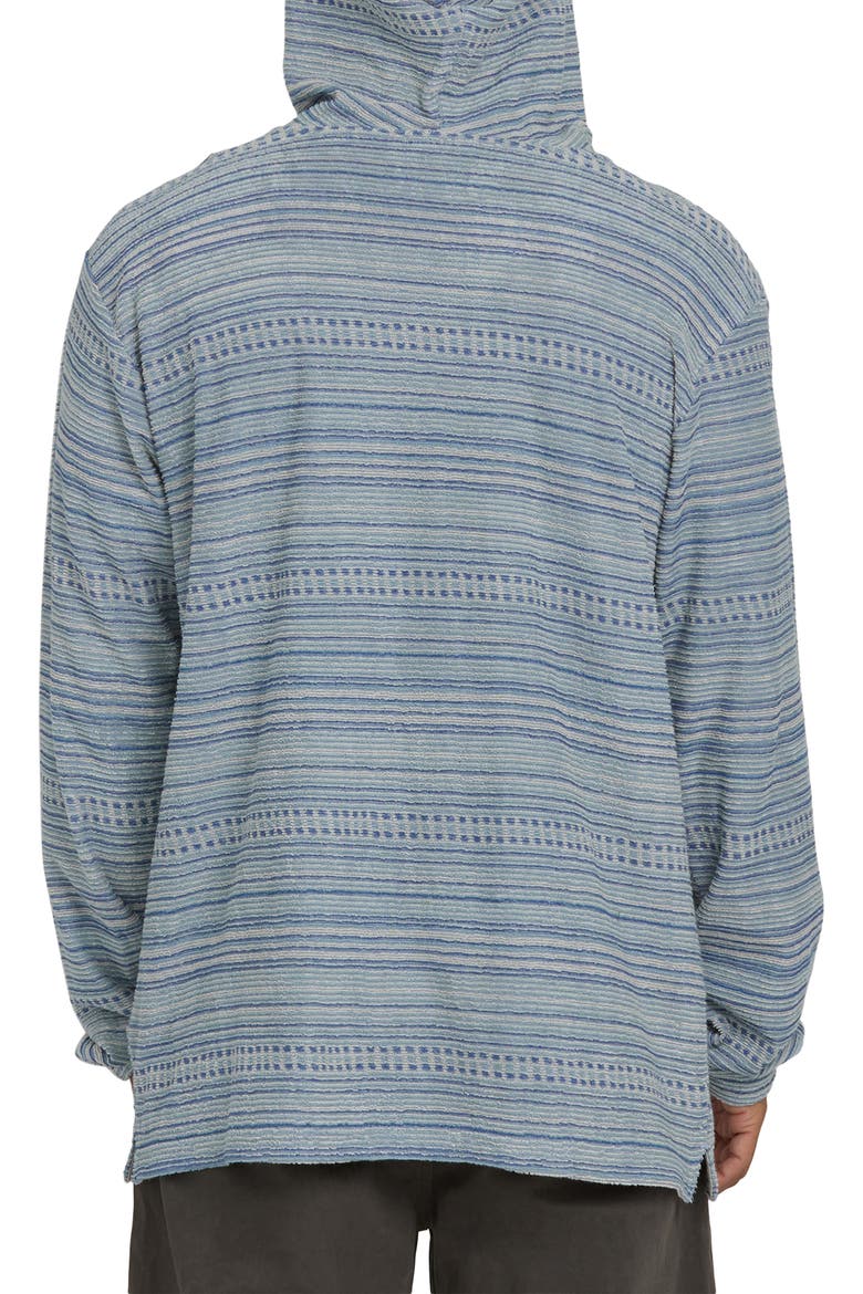 Flecker Diego Stripe Pullover Hoodie, Alternate, color, BLUE FOG