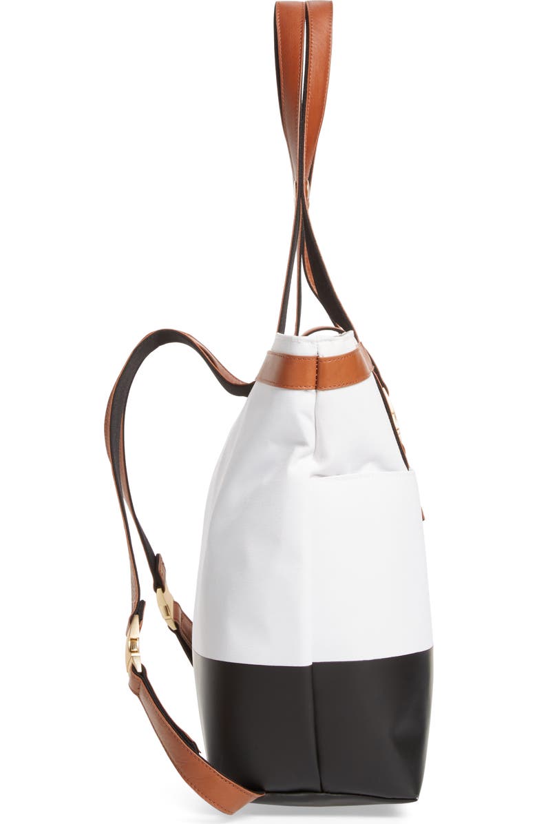 Quinny x Rachel Zoe 'Jet Set' Canvas Diaper Bag, Alternate, color,