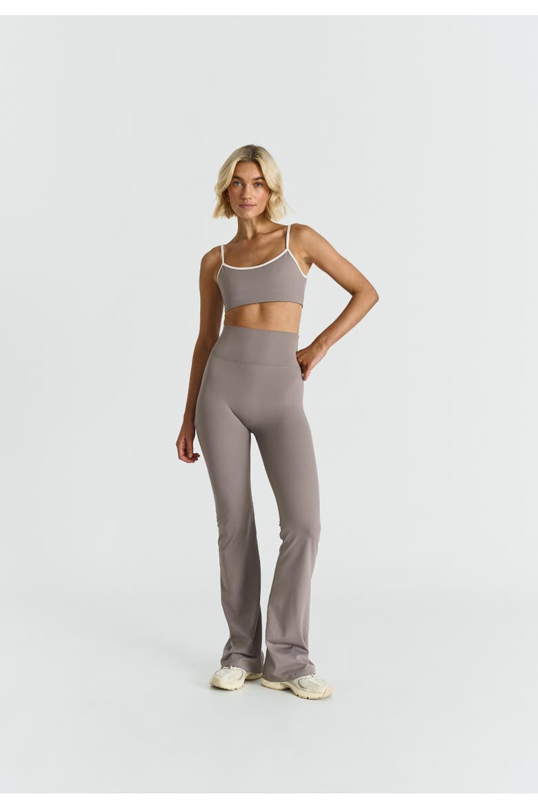 Softsculpt Flared Leggings, Main, color, Clay