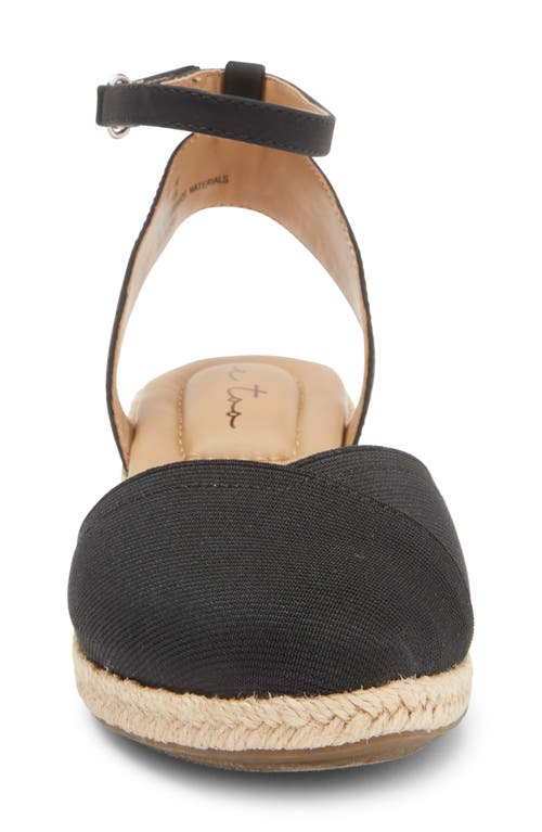 Me Too Niya Espadrille Wedge Sandal In Black