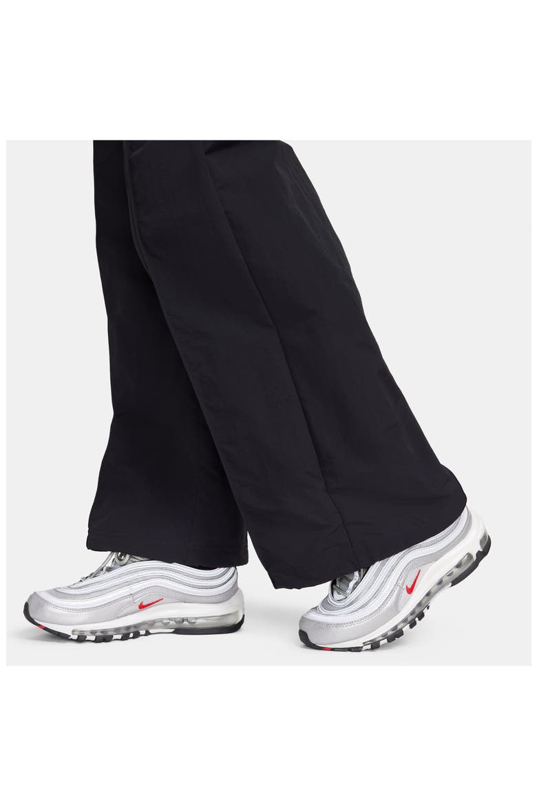 Sportswear Everything Wovens Mid-Rise Open-Hem Pants, Alternate, color, BLACK/WHITE