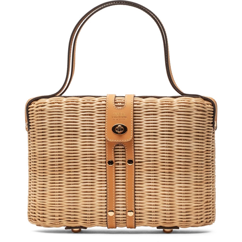 Frances Valentine The Holland Woven Wicker Satchel