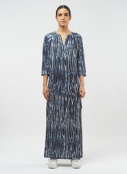 Majestic Filatures Stretch Linen Maxi Dress