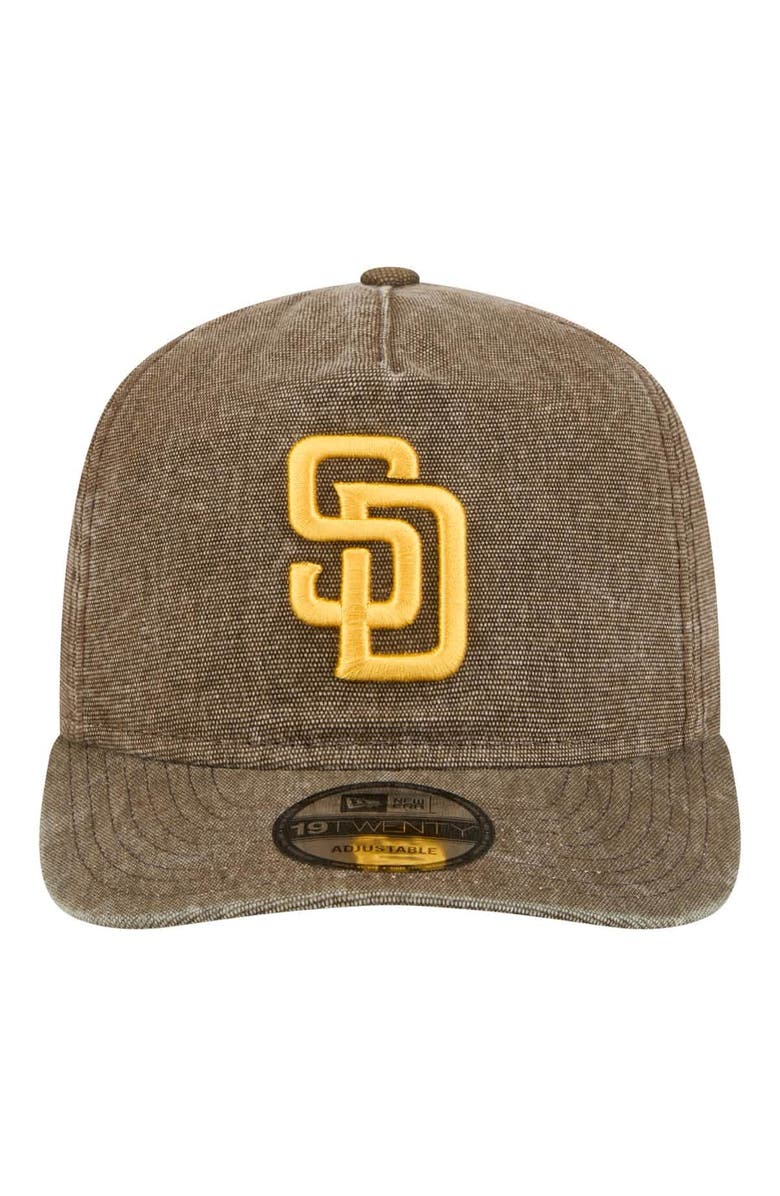 New Era Men's New Era  Brown San Diego Padres  Denim Classic 19TWENTY Adjustable Hat, Alternate, color, Brown